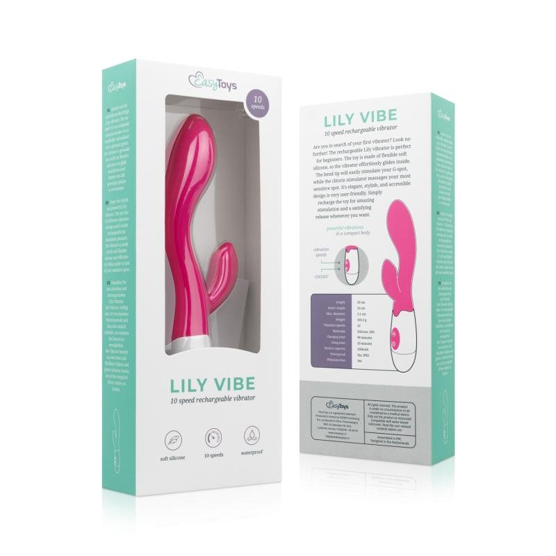Easytoys Lily Vibrator 2.0 - Oplaadbaar Roze