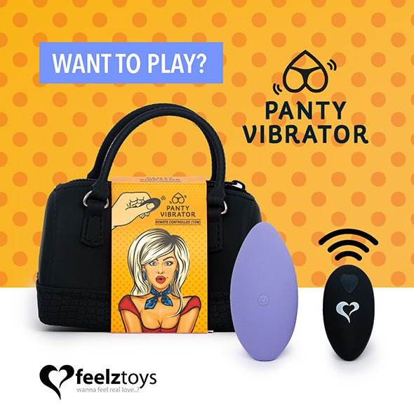 Feelztoys Panty Vibe Remote Controlled Vibrator Zwart