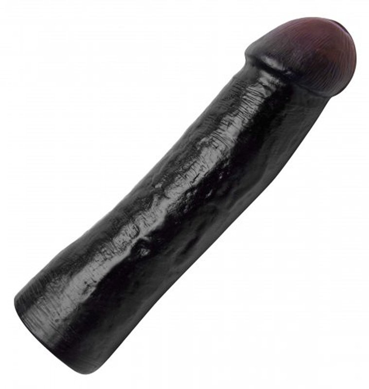 Zwarte realistische penissleeve