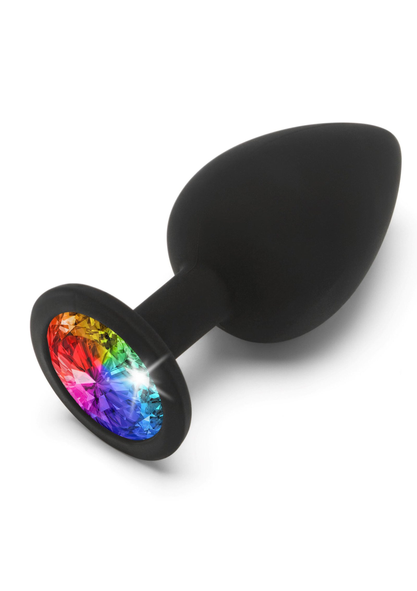 Anal Play - Rainbow Booty Jewel - Buttplug Large