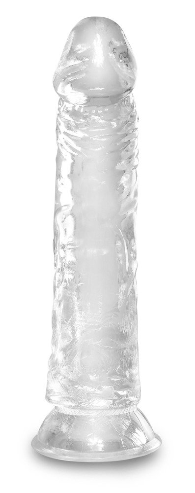 King Cock - Transparante dildo met zuignap - 20 cm