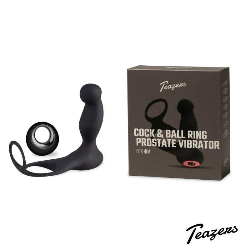 Teazers Cock & Ball Ring Prostate Vibrator Met Afstandsbediening