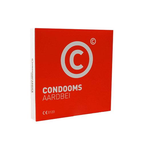 Condoomfabriek - Aardbei condooms