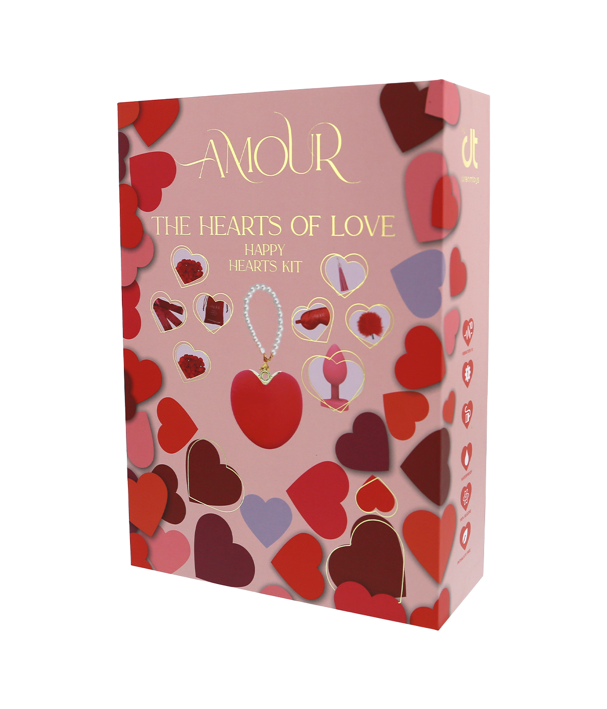 Amour - The Hearts Of Love Happy Heart Kit - Cadeaubox