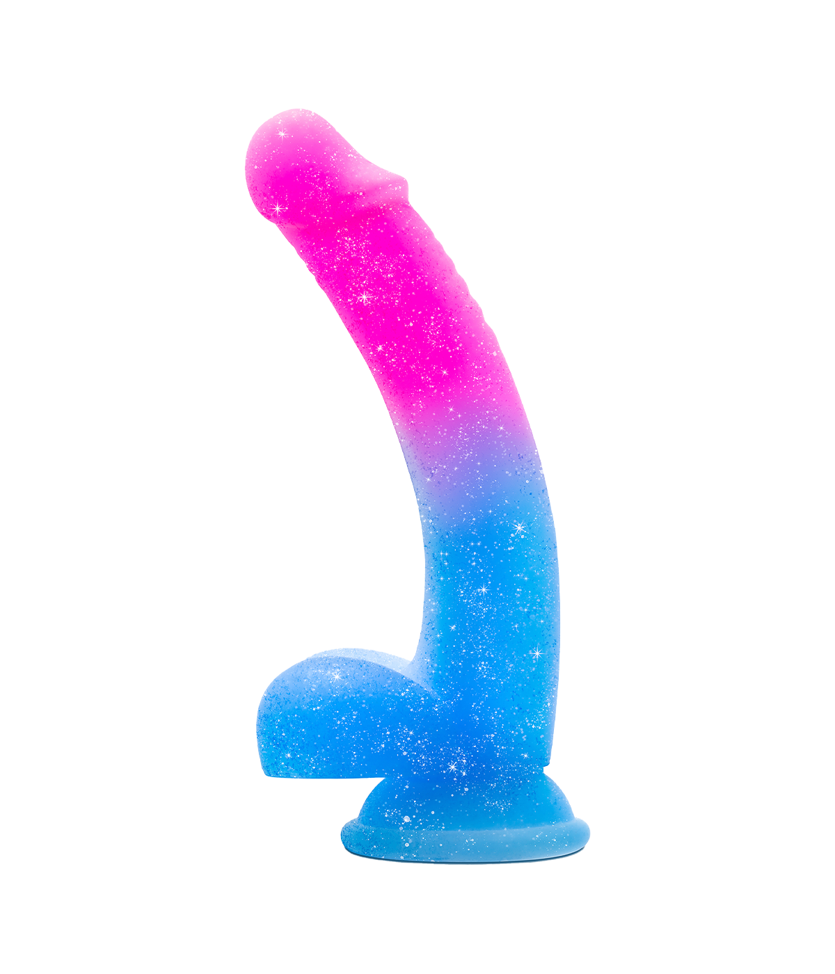Avant - Chasing sunsets - Glitter dildo met balzak - 19,6 cm