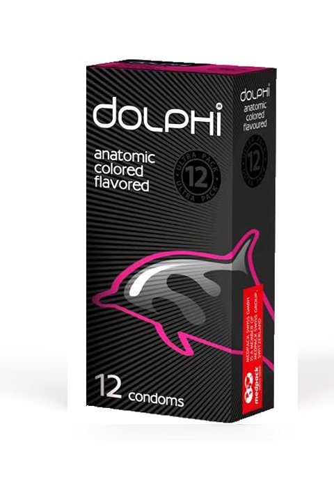 Dolphi - Anatomic - Aardbeien condooms - 12 stuks