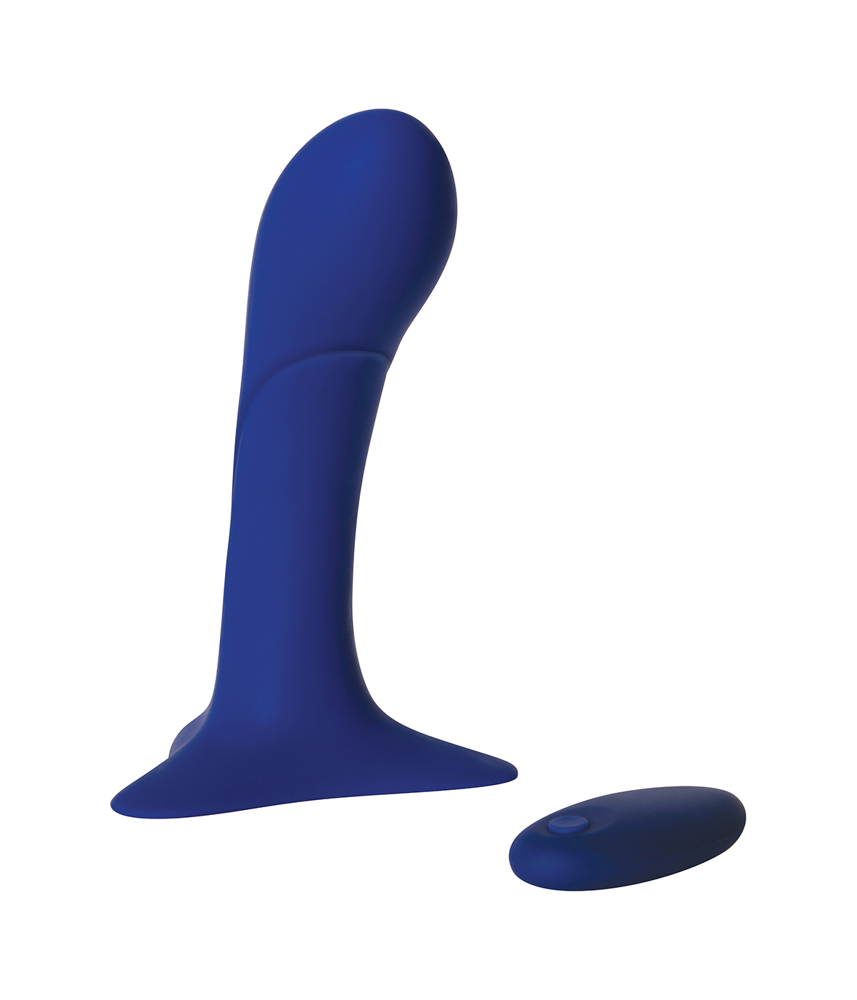 Evolved - Blue Dream - Vibrerende voorbinddildo met afstandsbediening