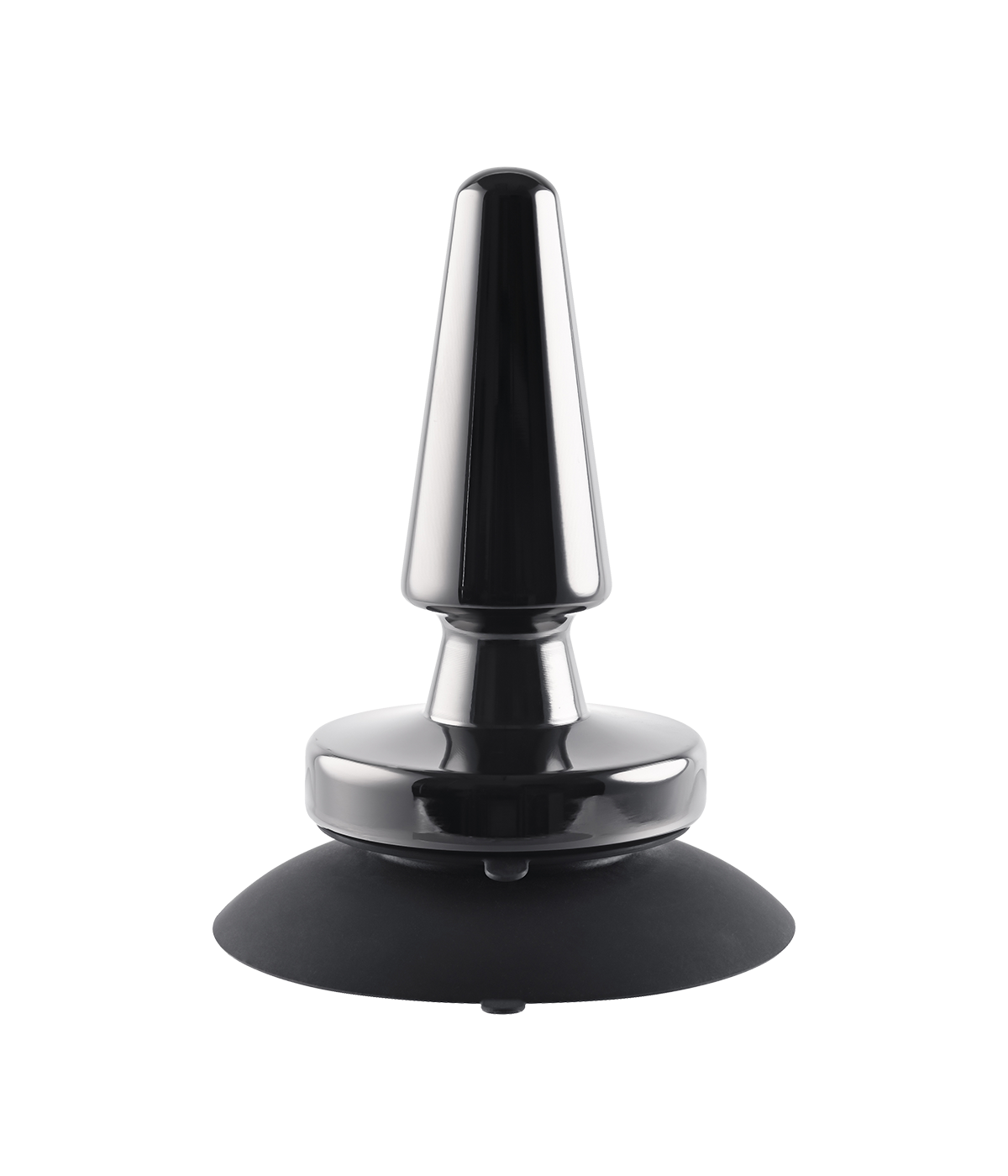 Evolved - Metalen vibrerende anaalplug met afneembare zuignap