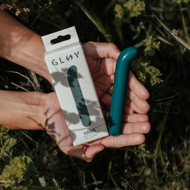 Gl⌀v - Hana Eco G-spot Vibrator - Groen