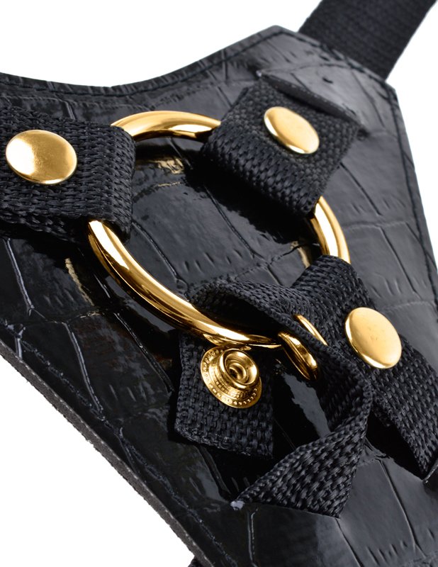 Gold Designer Strap-On