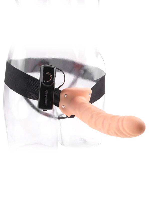 Holle Strap-On Harnas met Vibrator - 23 cm
