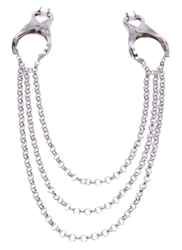 Master Series - Affix Triple Chain tepelklemmen - Zilver