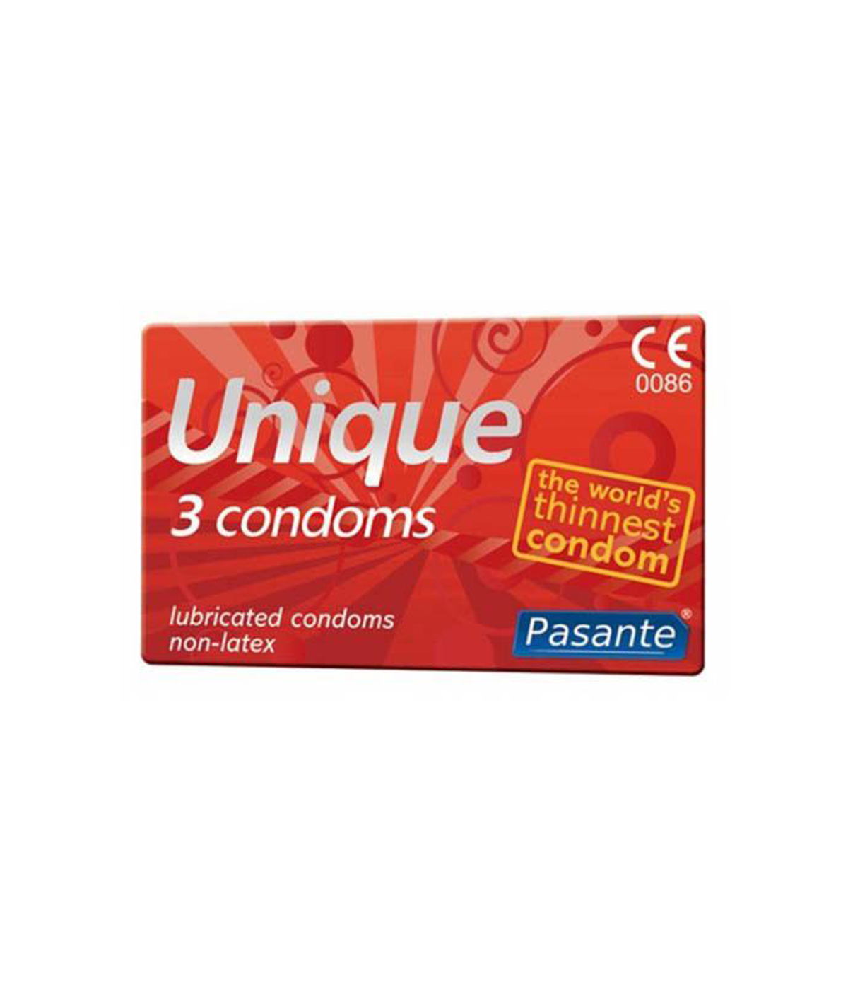 Pasante - Unique - Latexvrije condooms - 3 stuks