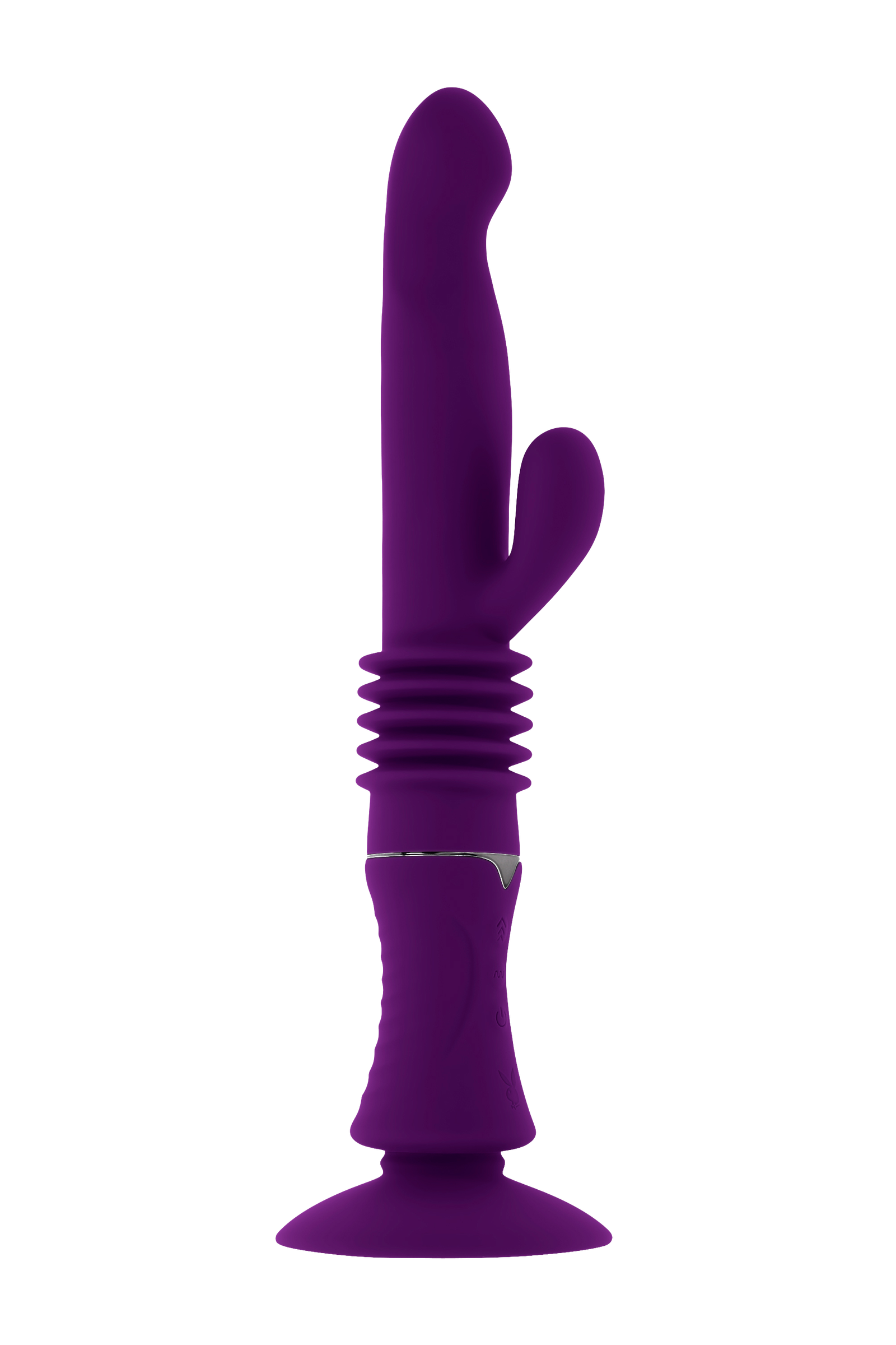 Playboy - Hoppy Ending - stotende rabbitvibrator met zuignap