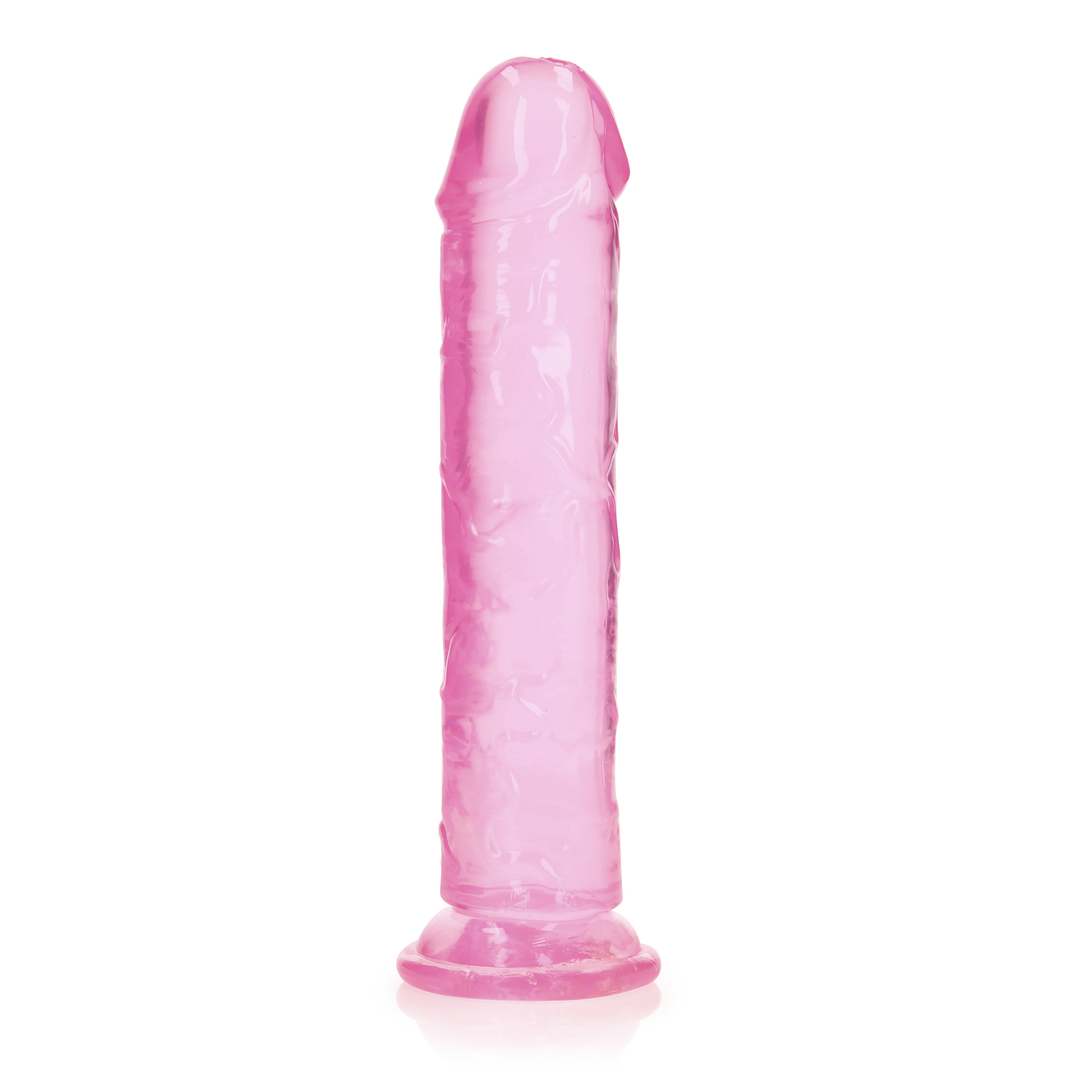 RealRock Crystal Clear Dildo 23 cm Transparant