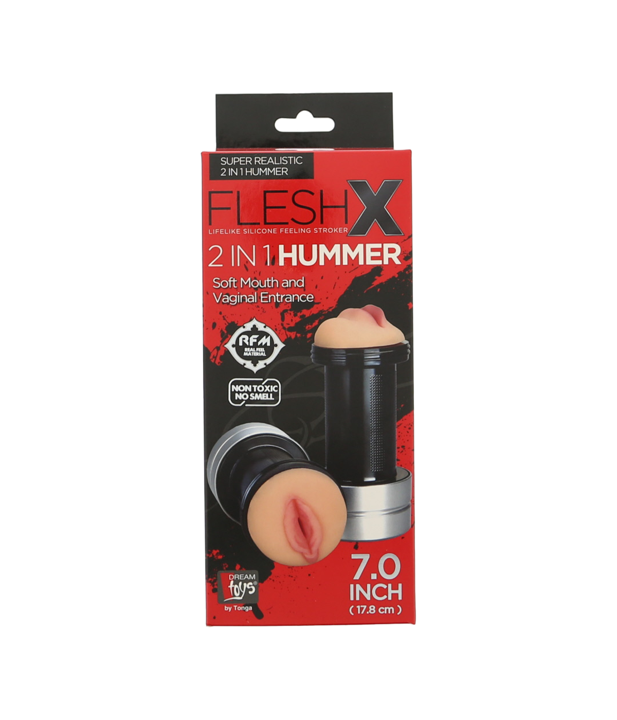 RealStuff - 2 in 1 Hummer - Mond en vagina masturbator