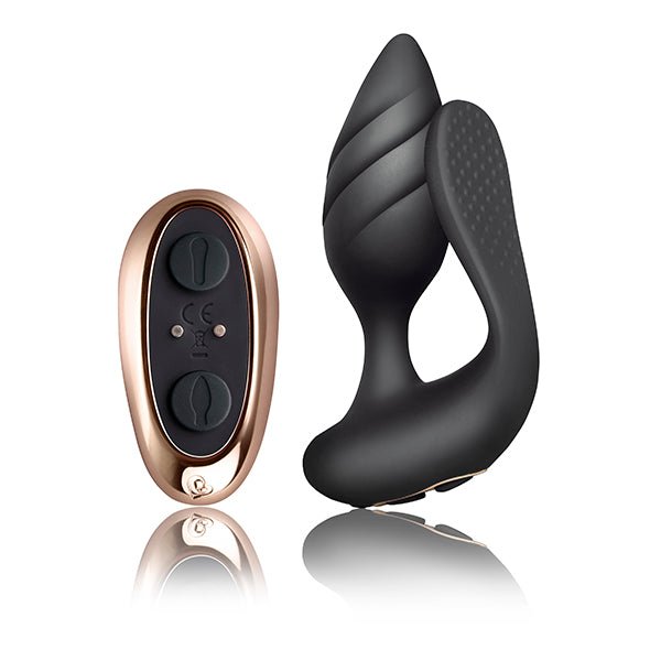Rocks-Off Cocktail Buttplug Met Afstandsbediening 11,5 Cm Zwart