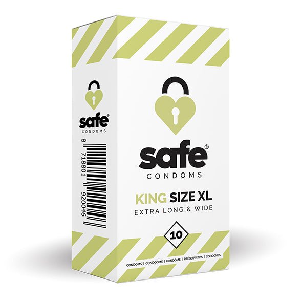 Safe King Size XL Condooms 10 stuks