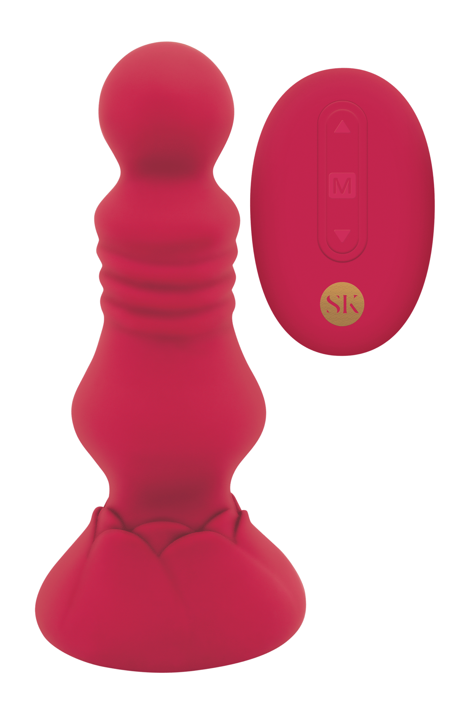Secret Kisses - Rosegasm - Floret - Vibrerende buttplug met afstandsbediening