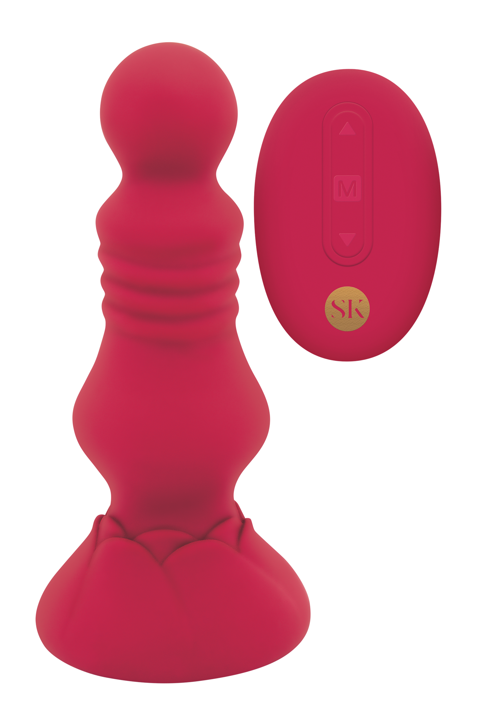 Secret Kisses - Rosegasm - Floret - Vibrerende buttplug met afstandsbediening