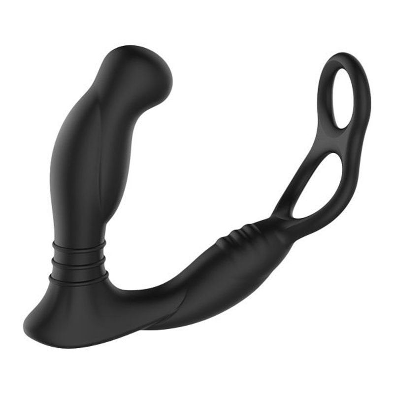 Simul8 Prostaatvibrator Met Cockring/Ballstretcher