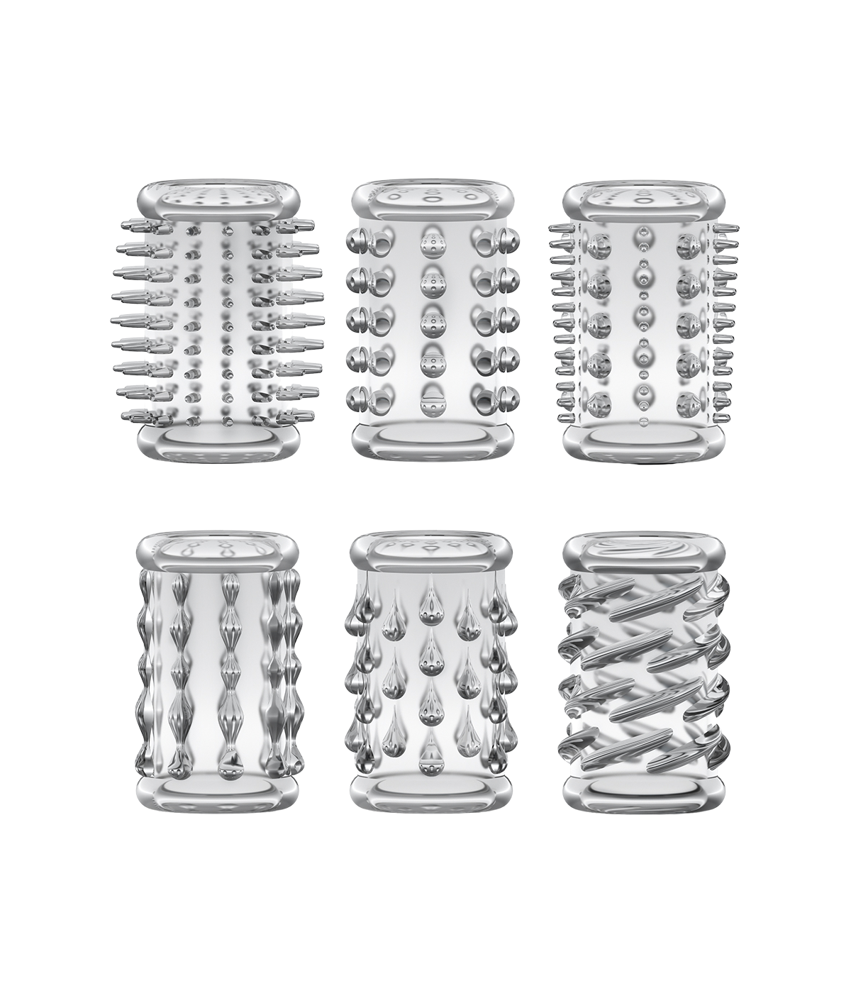 Stay Hard - Sleeve Kit - 6-delige penissleeve set