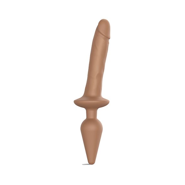Strap-On-Me Switch Dubbele Dildo Caramel L