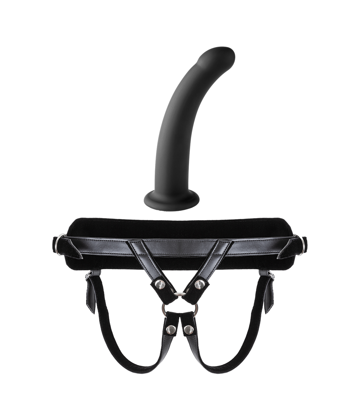 Virgite - Universele strapon harnas met dildo - 20 cm