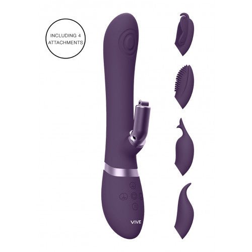 Vive Etsu Tarzan Vibrator 22 Cm Roos