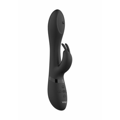 Vive Mira Spinning G-spot Tarzan Vibrator 21 Cm Zwart