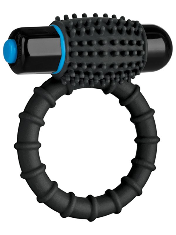 Zwarte Vibrerende Cockring