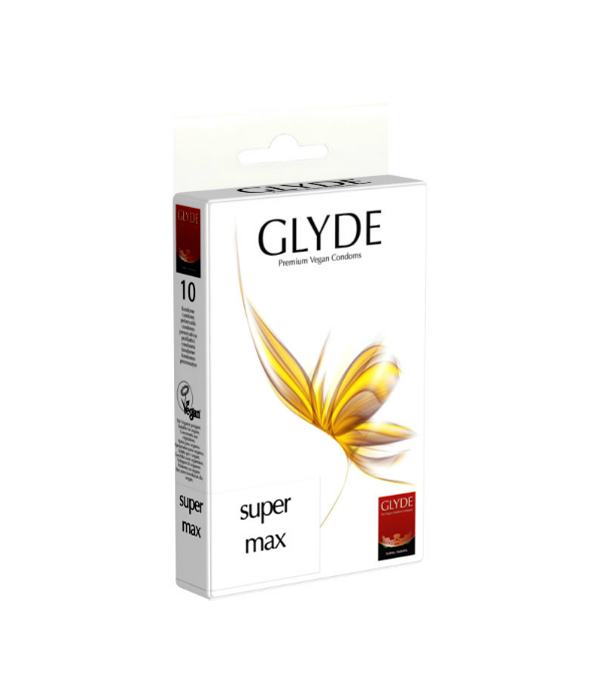 Glyde - Super Max - XXL vegan condooms - 10 stuks