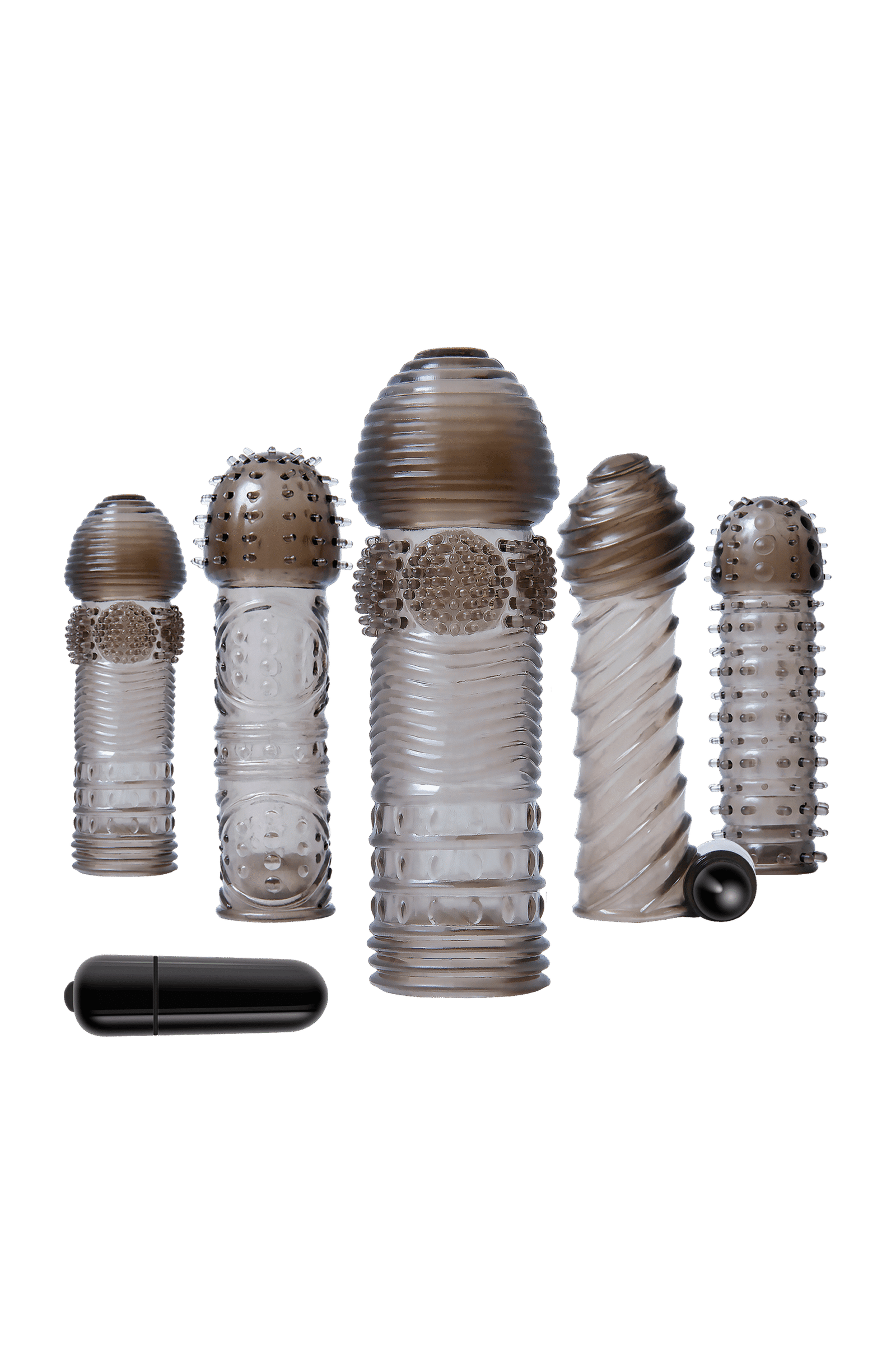Selopa - Choose Your Adventure - 5-delige penissleeve set met bullet