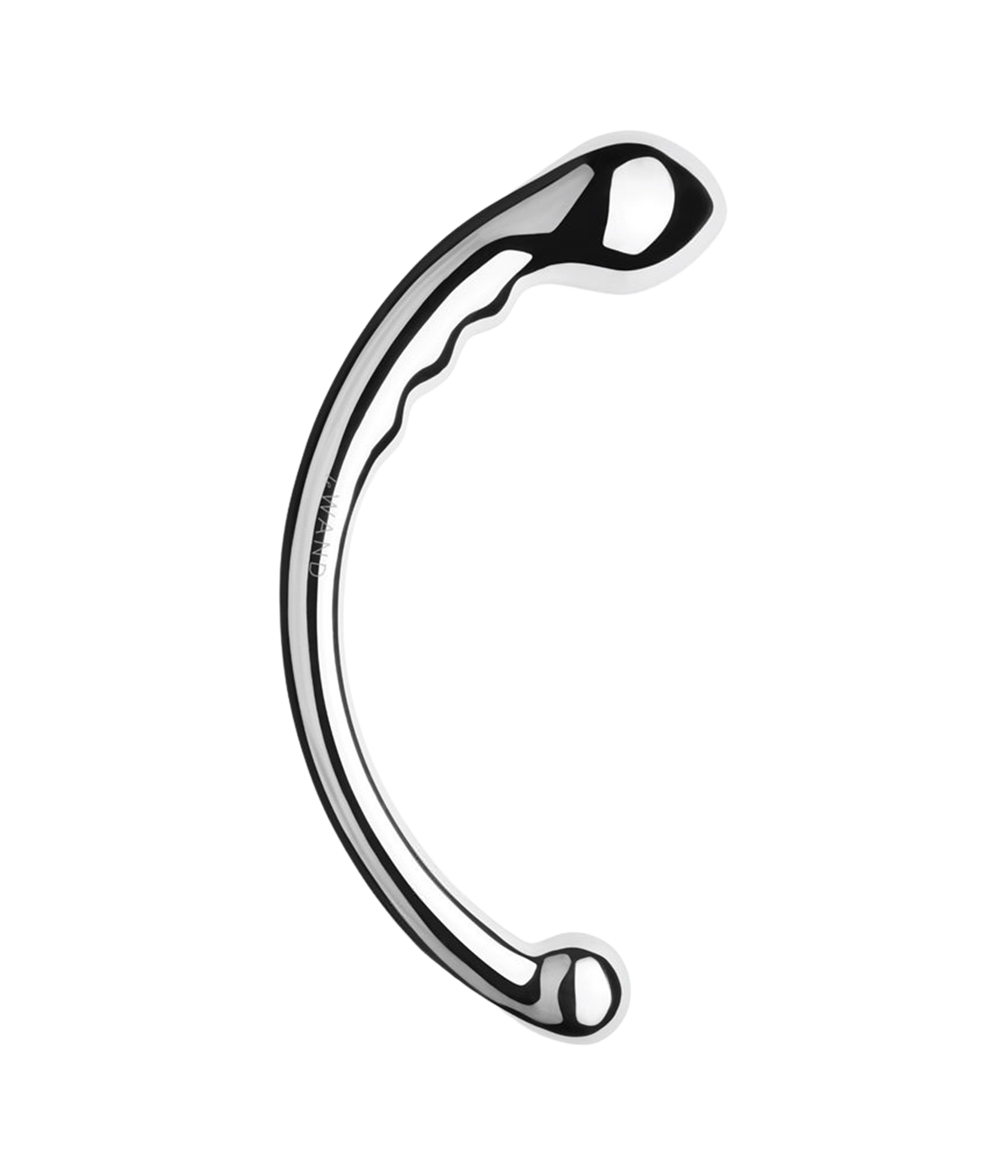le WAND - Hoop - Roestvrijstalen dubbele dildo