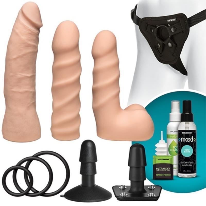 Doc Johnson - VacULock Dual Density Starter Set - Vanille