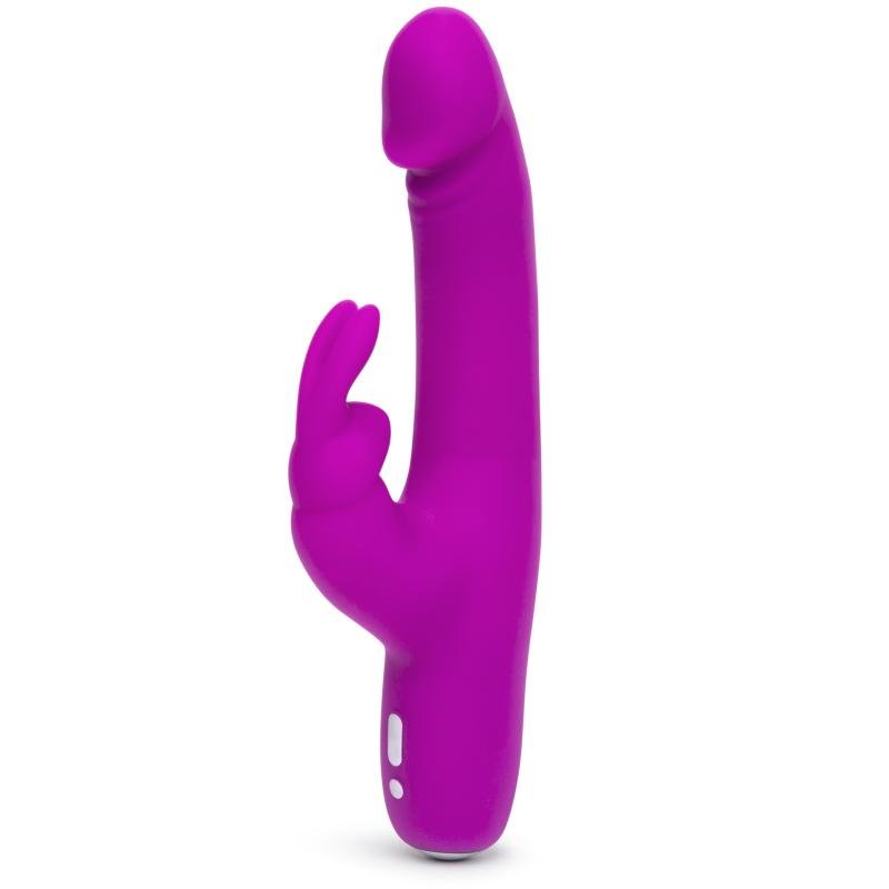 Happy Rabbit - Slimline Realistic Rabbit Vibrator - Paars