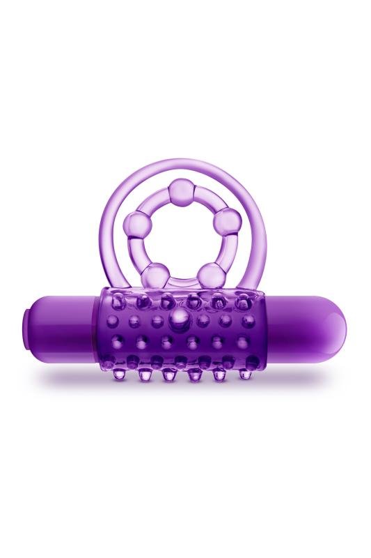 Blush - Play With Me The Player Vibrerende Dubbele Cockring met Ball Strap