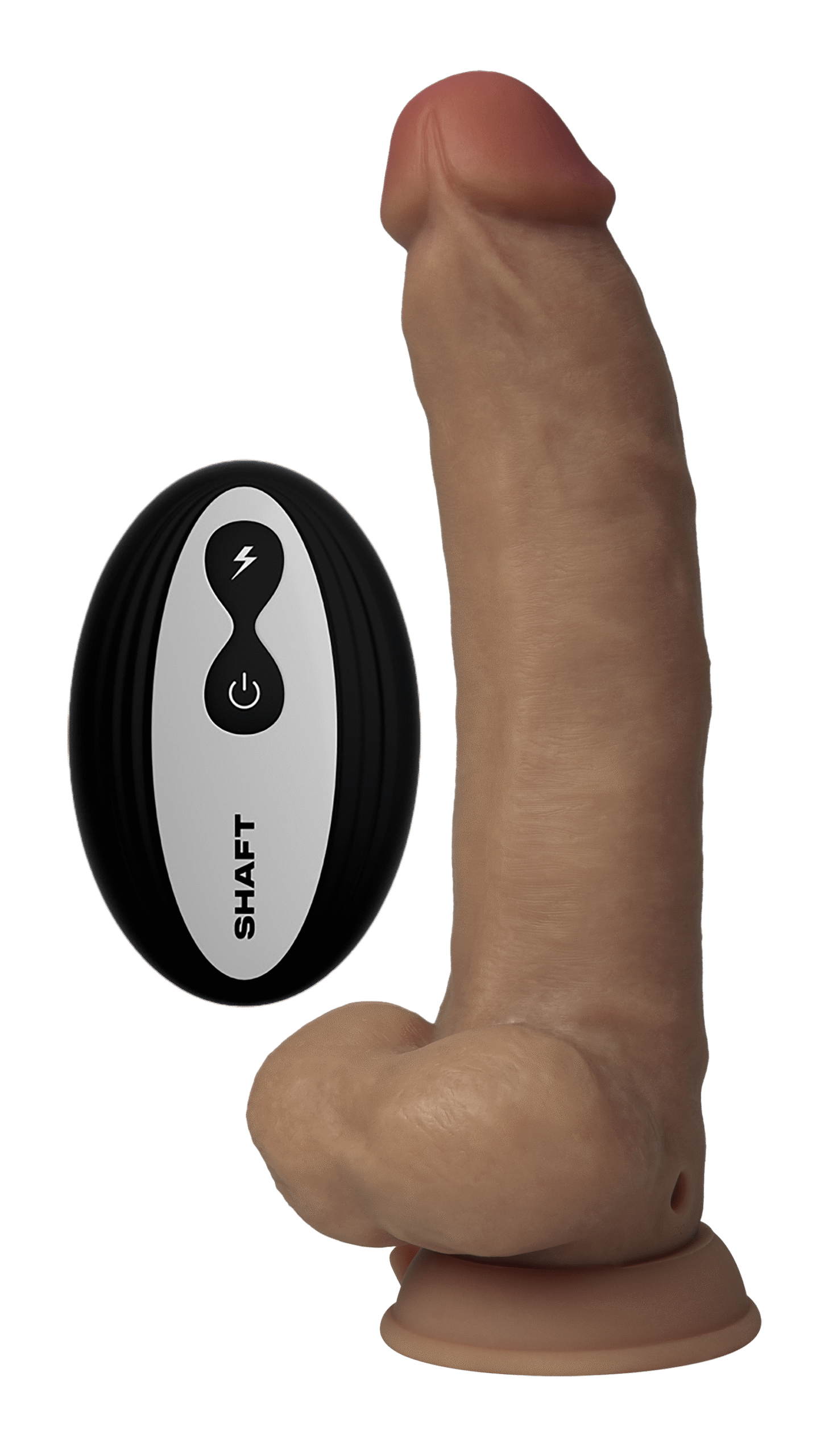 Shaft - Model C - Vibrerende dildo met afstandsbediening - 24,1 cm