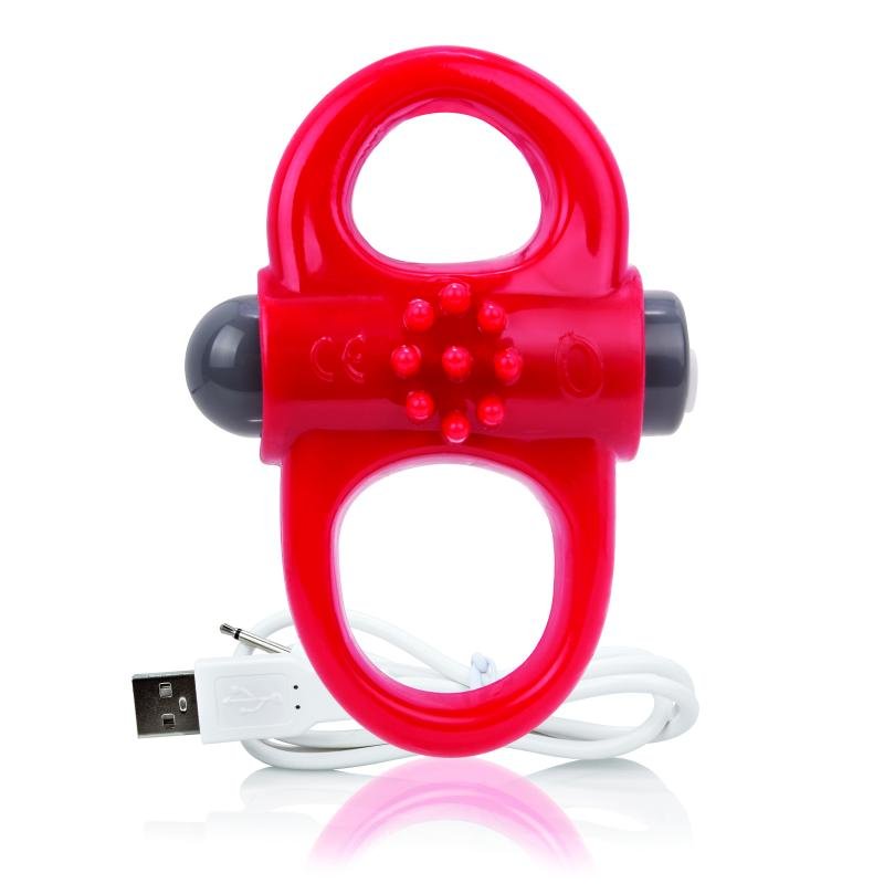 The Screaming O - Charged Yoga Vibe Ring Red