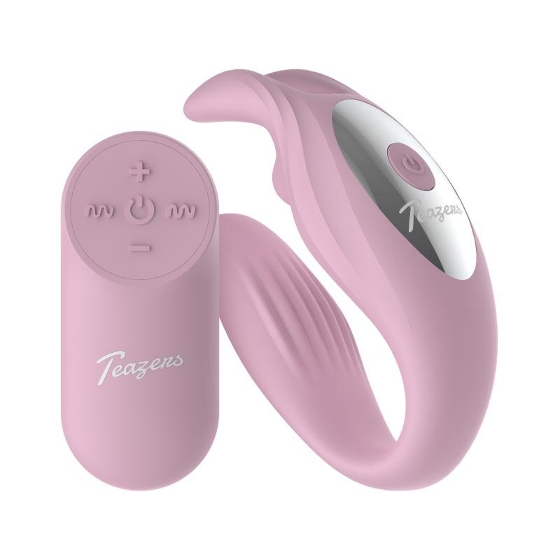 Teazers - Bunny Couple Vibrator met afstandsbediening - Roze